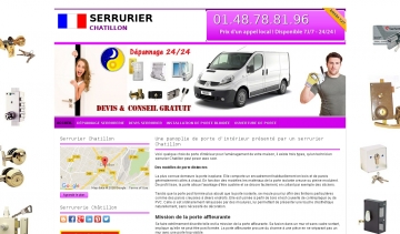 Serrurier Châtillon 92320, l'expert en pose de portes haut de gamme