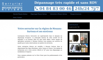 Appréciable qualité de service de serrurerie à Mouans Sartoux