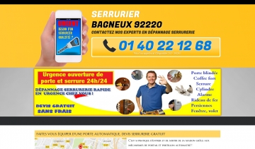 Serruriers-bagneux, entreprise de serrurerie professionnelle à Bagneux