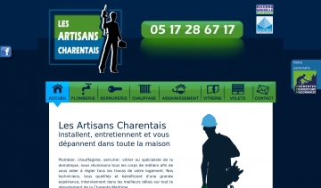 Le site des artisans Charentais pour tous travaux de dépannage et d'entretien