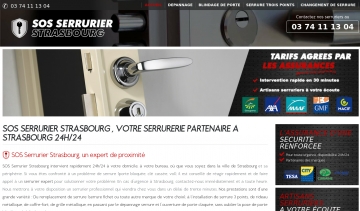 SOS Serrurier Strasbourg, entreprise de serrurerie moins chère