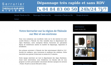 Serrurier Théoule Sur Mer Riviéra, des artisans à votre service