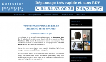 Expert serruriers dans la région de Beausoleil