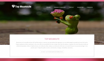 Top Moumoute, portail de création en ligne de liste de cadeaux