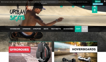 Urban Skate, boutique de vente d'Hoverboards, de Gyropodes, etc.