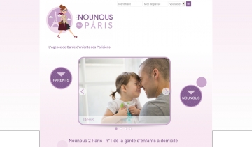 Nounous 2 Paris, service parisien de garde d'enfants