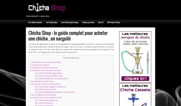 Chicha Shop, guide d'information sur les modèles de Chichas