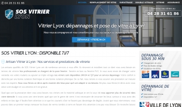 SOS Vitrier Lyon, votre entreprise de vitrerie à Lyon