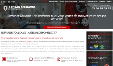 Serrurier Toulouse Artisan, entreprise de serrurerie implantée à Toulouse