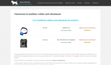 Votre meilleur guide de collier anti-aboiement pour votre chien.