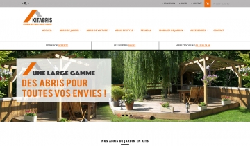 Kit Abris, boutique de vente d'abri de jardin facile à installer