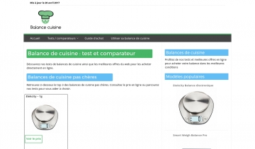 Balance-cuisine, le meilleur guide d'achat de balance de cuisine