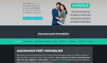 Assurance Prêt Pas Cher, le meilleur comparateur d'assurances de prêt immobilier