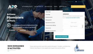 APP Plomberie, spécialiste des sujets de plomberie à Paris