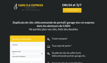 Caen-cle-express, le professionnel de la reproduction de clé