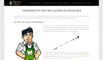 Elagueuse Warrior, guide comparatif des meilleures élagueuses