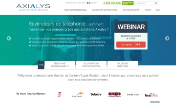 Axialys, votre solution professionnelle en téléphonie