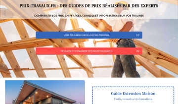 Prix-travaux.fr, le site des guides de prix