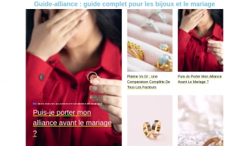 GUIDE-ALLIANCE : guide complet pour les bijoux et le mariage