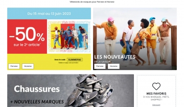 Plateforme de vente de vêtements et autres accessoire de mode