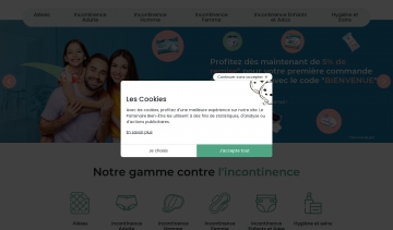 Distributeur de protections et dispositifs contre l’incontinence pour tous