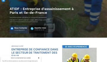 ATIDF, entreprise d'assainissement à Paris et Île-de-France