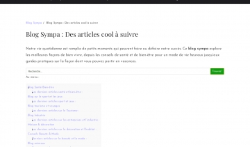 Blog Sympa, votre blog d'information