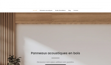 Galerie Déco, société de vente en ligne des panneaux acoustiques en bois