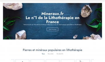 Mineraux.fr, votre boutique en ligne expert en lithothérapie