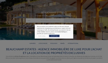 Beauchamp Estates, agence immobilière de luxe à Londres et sur la Côte d'Azur