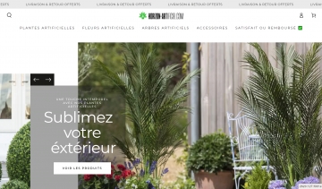 Horizon-Artificiel, boutique en ligne d'arbres, plantes et fleurs artificielles