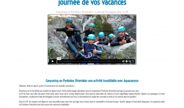 Aquacanyon, une expérience de canyoning inoubliable