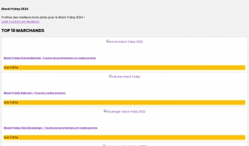 MyBlackFriday.fr, un site dédié à l'événement mondial du Black Friday