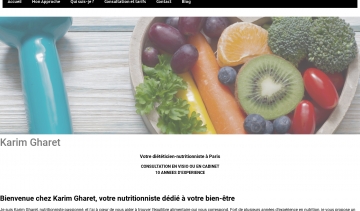 Karim Gharet, découvrez les services de votre nutritionniste