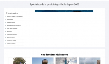 Structure gonflables publicitaires en France