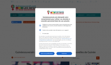 Logo de Guinéesouverain.com - Votre source d'actualités et d'informations en Guinée.