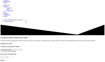 Drivo Tunisie, société de location de véhicules en Tunisie