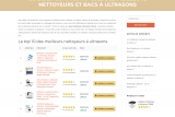 Nettoyeur Ultrason, guide d'achat pour les nettoyeurs ultrasons