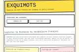 EXQUIMOTS : Votre dictionnaire français et intelligent en ligne